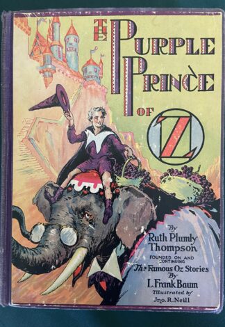 Purple Prince of Oz 1st Edition Book Ruth Plumly Thompson