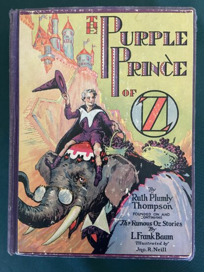 Purple Prince of Oz 1st Edition Book Ruth Plumly Thompson