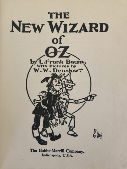 Sold: WIZARD OF OZ Original Oz Book 1939 W W Denslow, MGM Endpapers - Image 3