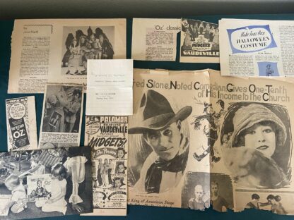 Wizard of Oz Fred Meyer Clippings MGM Vintage