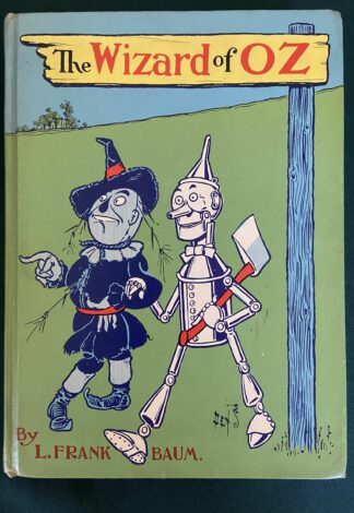 Wizard of Oz Book W W Denslow Blue Poster Cover