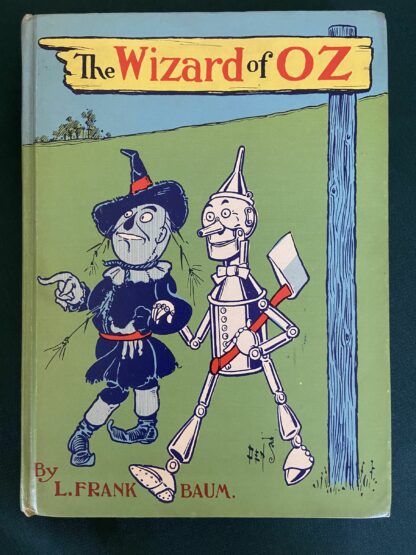 Wizard of Oz Book W W Denslow Blue Poster Cover