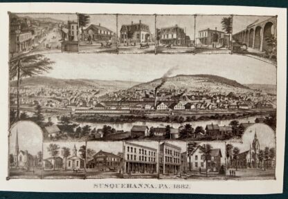 W W Denslow Lithograph Postcard Susquehanna PA