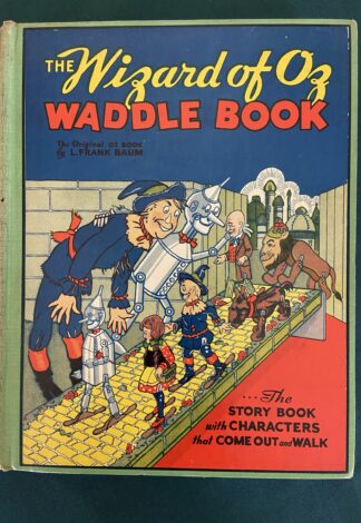 Wizard of Oz Waddle Book 1934 First Edition Baum Denslow