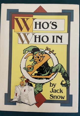 Whos Who in Oz Jack Snow Book Wizard of Oz