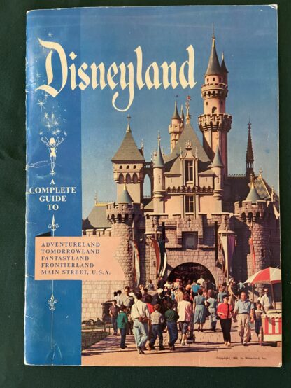 Guide to Disneyland 1956 Map Walt Disney Introduction