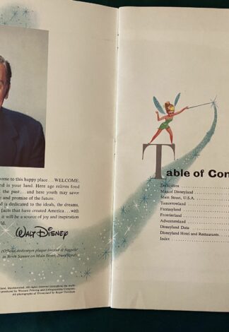 Guide to Disneyland 1956 Map Walt Disney Introduction