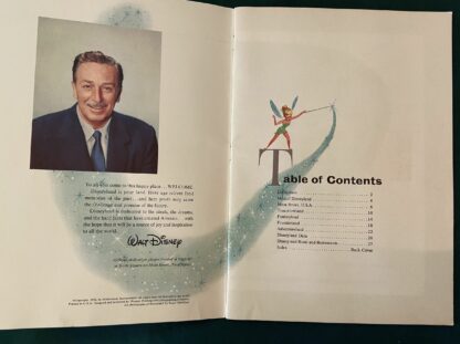 Guide to Disneyland 1956 Map Walt Disney Introduction