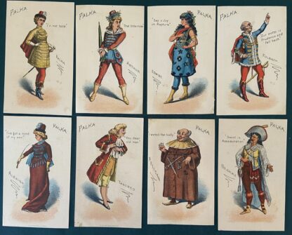 w w denslow trade card set Falka theater 1884