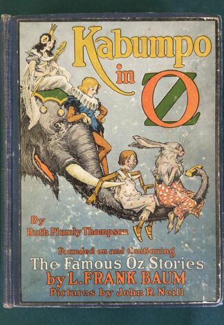 Kabumpo in Oz Books Ruth Plumly Thompson 12 Color Plates Vintage Edition