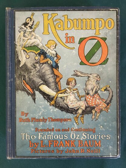 Kabumpo in Oz Books Ruth Plumly Thompson 12 Color Plates Vintage Edition