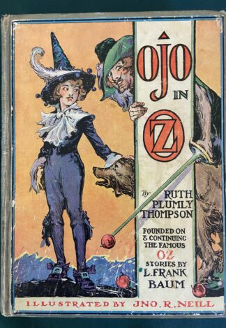 Ojo in Oz Books 1st Edition Color Plates Ruth Plumly Thompson