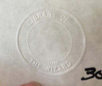 Library of the Wizard of Oz Embosser Stamp