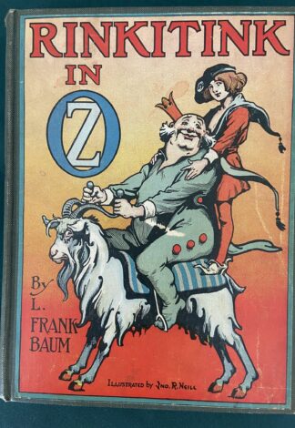 Rinkitink in oz book color plates l frank baum vintage