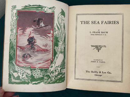 The SEA FAIRIES 1920 12 Color Plates L Frank Baum Book, Wizard of Oz - Image 4