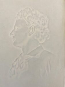 Dard Hunter Handmade Paper Watermark Stationery Portrait