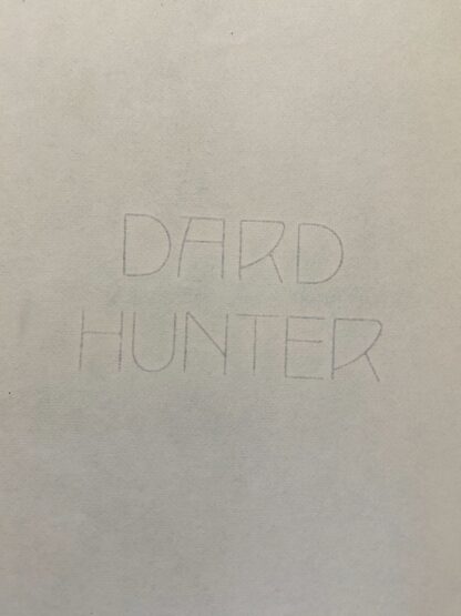 DARD HUNTER Self Portrait Watermarked Paper Stationery - Image 3