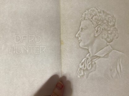 DARD HUNTER Self Portrait Watermarked Paper Stationery - Image 2