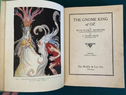 Sold: GNOME KING OF OZ 1927 Ruth Plumly Thompson 1st Edition Book 12 Color Plates - Image 4