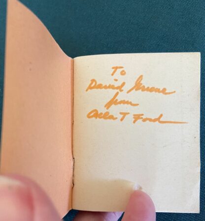 Sold: HIGH JINKS OF L. FRANK BAUM, Dick Martin Hand-colored, Alla T Ford Oz Signed, Ltd Miniature Book - Image 5