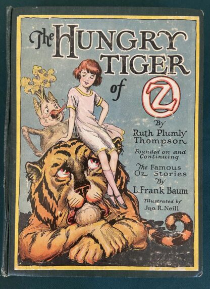 Hungry Tiger of Oz Book Ruth Plumly Thompson 12 Color Plates