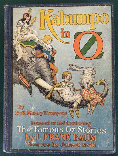 Kabumpo in Oz Book Ruth Plumly Thompson 1922 12 Color Plates