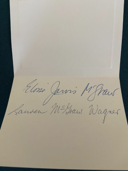 Eloise McGraw Signed Autograph Merry Go Round in Oz