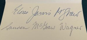 Eloise McGraw Signed Autograph Merry Go Round in Oz