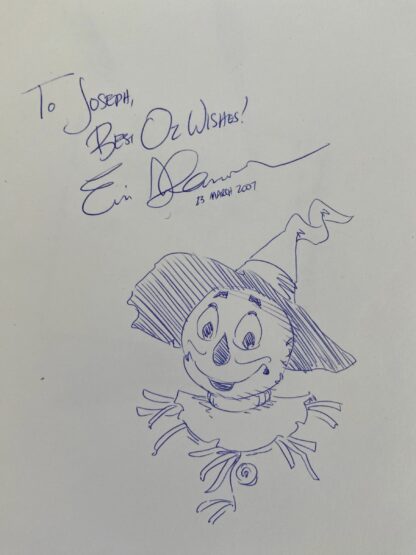 Ozoplaning with the Wizard of Oz Eric Shanower Signed Drawing