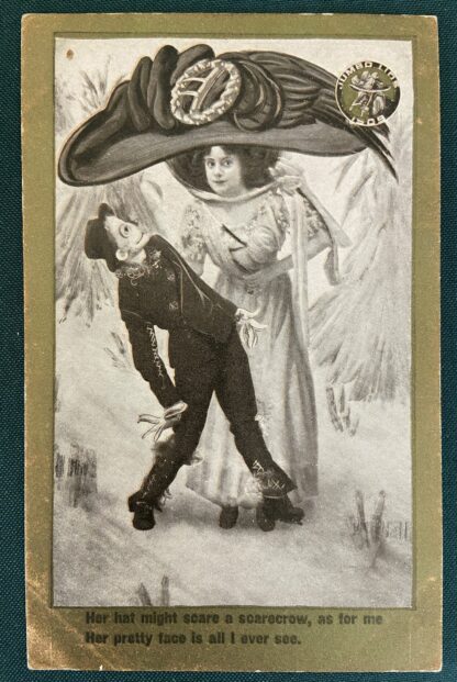 Scare a Scarecrow Postcard Fred Stone Wizard of Oz Stageplay