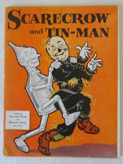 Scarecrow and Tin-man W. W. Denslow 1946 Perks Wizard of Oz Book - Image 2