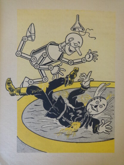 Scarecrow and Tin-man W. W. Denslow 1946 Perks Wizard of Oz Book - Image 4