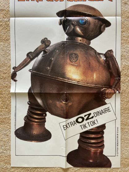 HUGE Disney's RETURN TO OZ French 1985 Movie Poster, Oz un Monde Extraordinaire Wizard of Oz Tik-Tok - Image 3