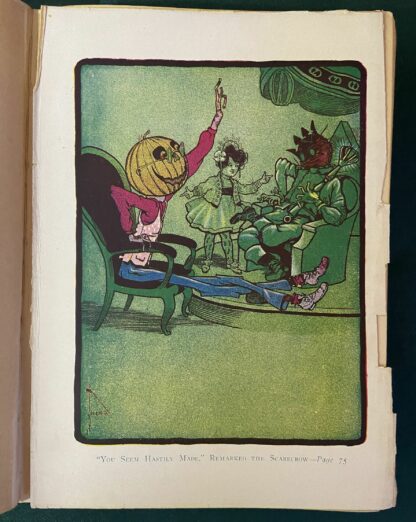 Vintage LAND OF OZ  1920s  12 Color Plates L Frank Baum Wizard of Oz Book - Image 15