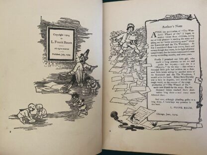 Vintage LAND OF OZ  1920s  12 Color Plates L Frank Baum Wizard of Oz Book - Image 6
