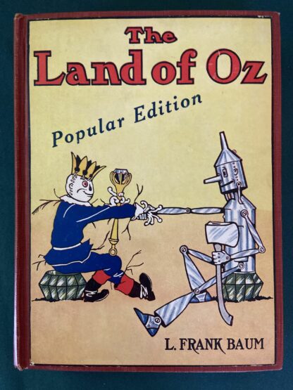 Sold: LAND OF OZ Popular Edition with Dust Jacket, ~1929 Color Frontispiece - Image 2