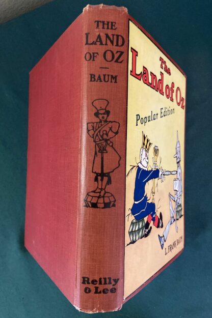 Sold: LAND OF OZ Popular Edition with Dust Jacket, ~1929 Color Frontispiece - Image 3
