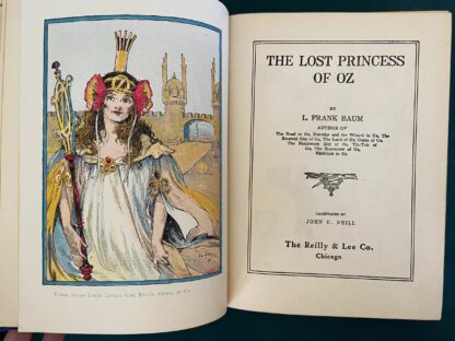 Vintage Lost Princess of Oz Book 12 Color Plates L Frank Baum 1920s VG - Image 5