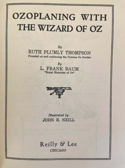 Sold: 1st Edition OZOPLANING WITH THE WIZARD OF OZ 1939 Book - Image 3