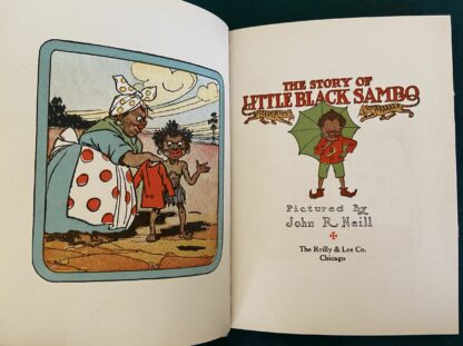 LITTLE BLACK SAMBO-PETER RABBIT John R Neill Oz Turnover Book - Image 5