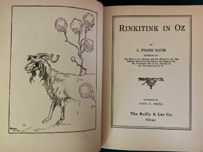 Vintage RINKITINK IN OZ Book in 1939 Dust Jacket, L Frank Baum, John R Neill Reilly & Lee - Image 6