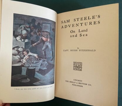 Sold: SAM STEELE'S ADVENTURES ON LAND AND SEA 1906 1st Edition L Frank Baum Oz Book - Image 4