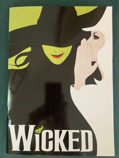 Wicked the Musical Broadway Program 2008 2009 San Francisco