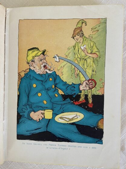 GRAMPA IN OZ Book 1st Edn 1st printing 12 Color Plates Ruth Plumly Thompson Reilly 1924 - Image 6