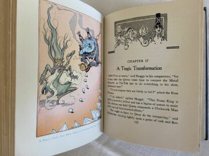 TIK-TOK OF OZ Book L Frank Baum 12 Color Plates by John R Neill 1920's - Image 7