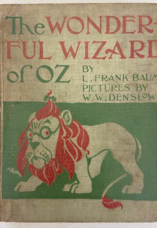 Wonderful Wizard of Oz First Edition 1900 George M Hill L Frank Baum 1st printing color plates