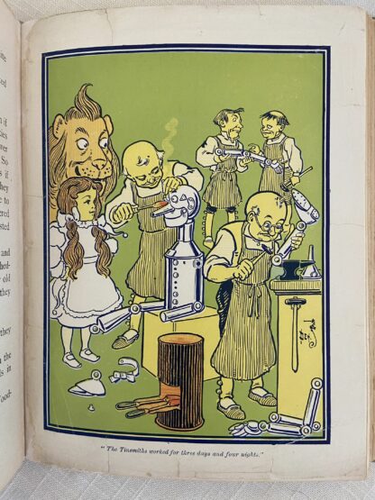 1900 WONDERFUL WIZARD OF OZ 1st Edition, 1st State Book Geo M Hill, L Frank Baum, W W Denslow - Image 12