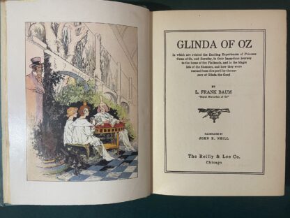 Vintage GLINDA OF OZ Book 12 Color Plates by John R Neill, L Frank Baum - Image 3
