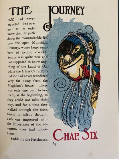 Sold: Vintage PATCHWORK GIRL OF OZ Oddity Partial Color Illustrations L Frank Baum - Image 14