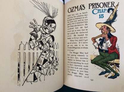 Sold: Vintage PATCHWORK GIRL OF OZ Oddity Partial Color Illustrations L Frank Baum - Image 11